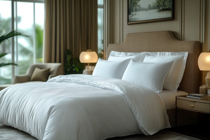 sypialnia w stylu hotelowym